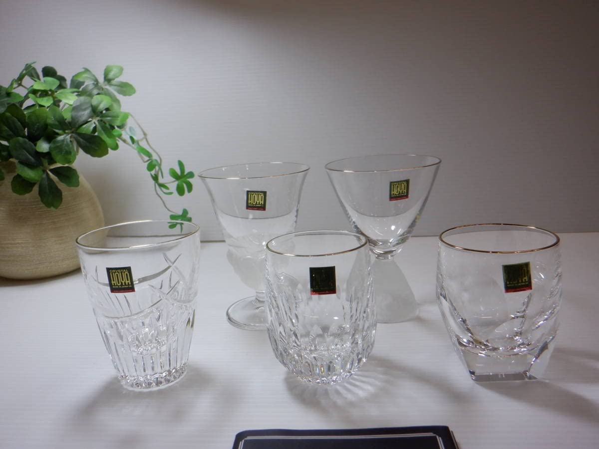 HOYAクリスタル 佐々文夫デザイン ショットグラス/冷酒グラス CRYSTAL