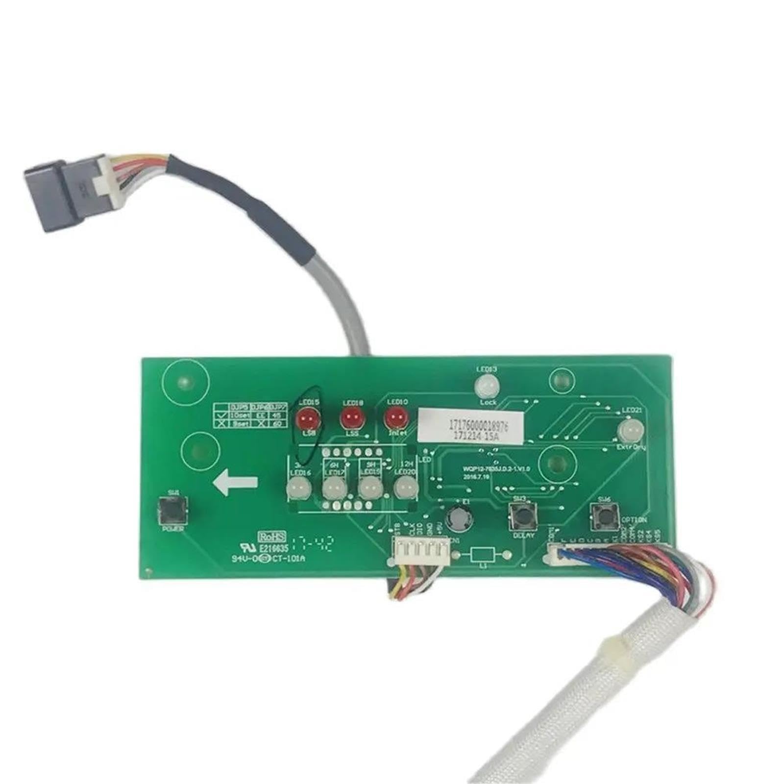 Placa De Control Lavavajillas WQP12-7635J.D.2-1, Compatible For Midea