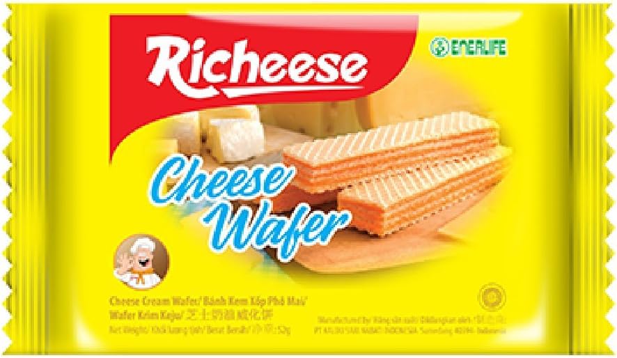 Richeese Cheese Wafer 50g (50 Packs)
