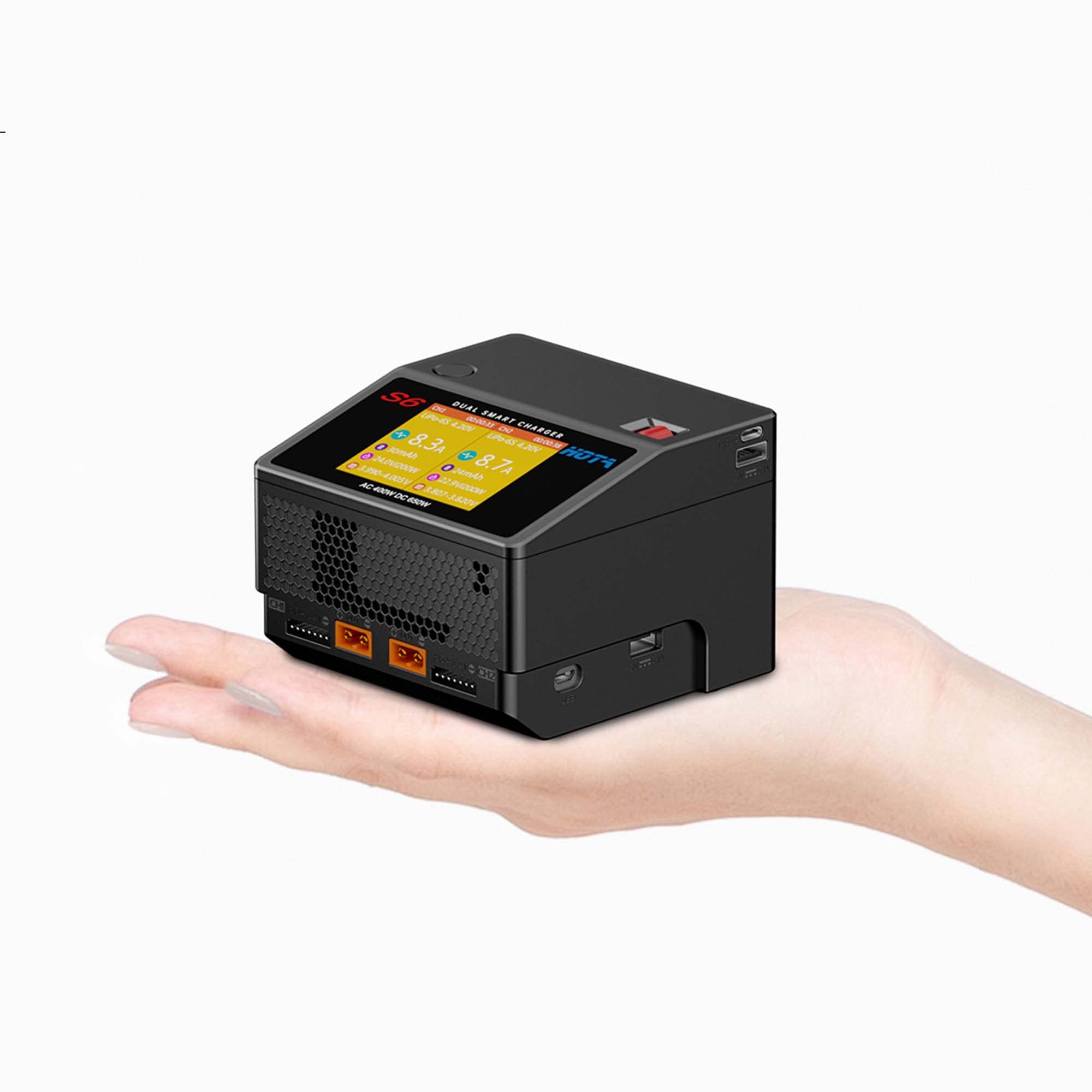 Amazon.com: HOTA S6 Battery Charger: Dual Ports Smart Balance