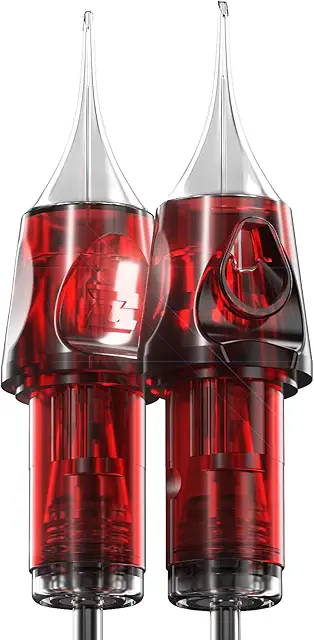 CNC 20Pcs Disposable Tattoo Cartridge Needles Mixed Sizes #10 Round Liner