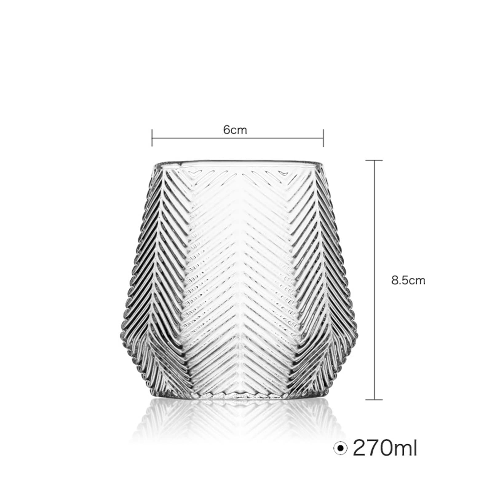 Vasos/Vasos de Agua Patrón de Diamante Embalos de Bebida Vidrio Transparente Café de café Taza de Zumo de Alta Temperatura Taza de Agua Resistente al Calor Taza Copas de Agua (Color : 2 pcs)