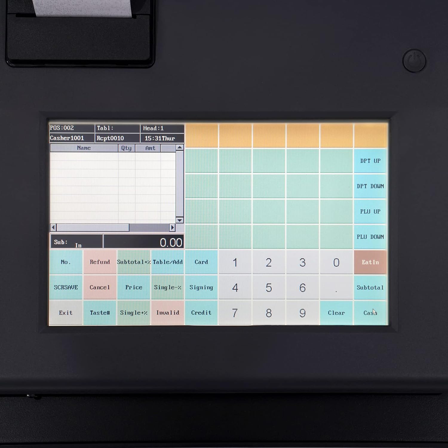 Amazon.co.jp: タッチスクリーン付き電子レジposシステム、引出し