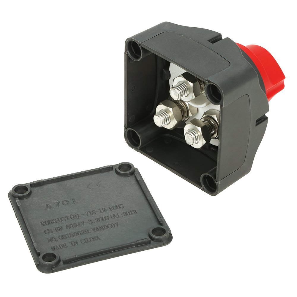 Amazon.co.jp: 12V/24V デュアルバッテリーセレクタースイッチ 300A