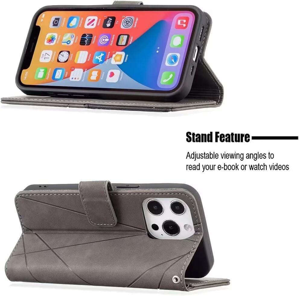 CRAVEN Cover per Xiaomi Redmi Note 12 (4G Version) Custodia, Goffratura 3D in Rosa Rilievo Pelle Portafoglio Magnetica Flip Case con Porta Carte/Funzione Stand. Oro