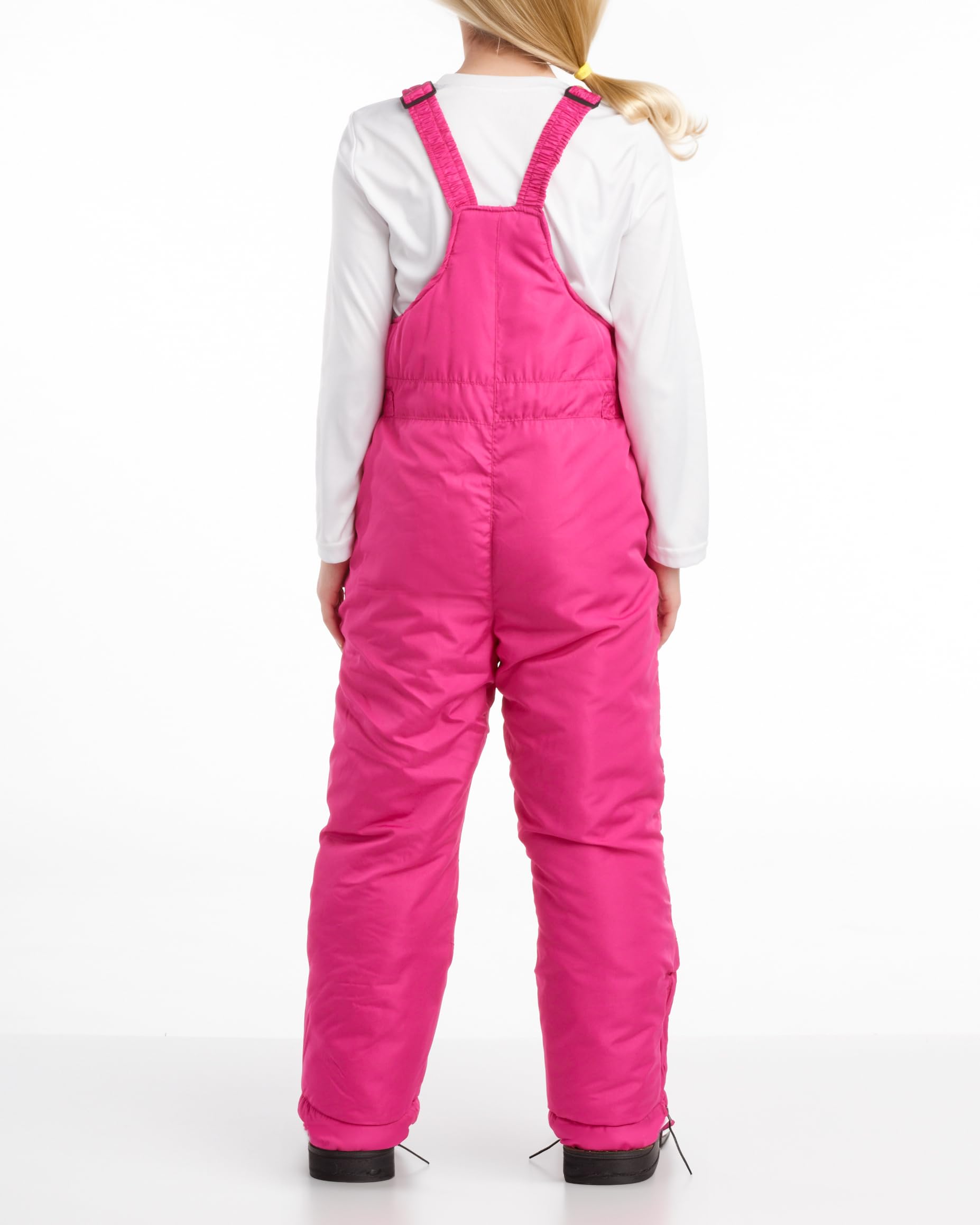 Perry Ellis Babero de nieve para niños y niñas, pantalones de nieve aislados, impermeables, para esquí, snowboard, unisex, para niñas y niños (5-18)