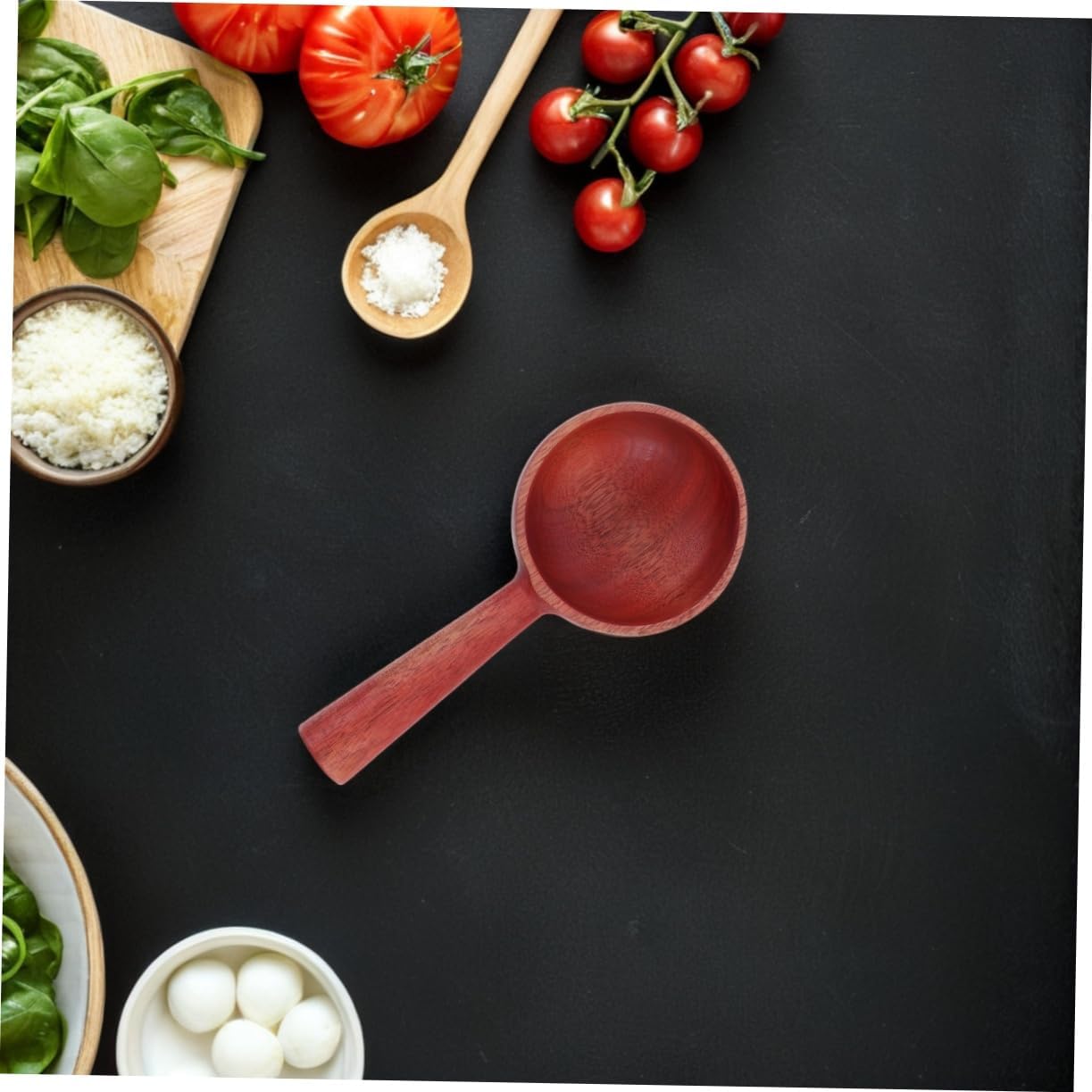 Hemoton 3pcs Wooden Cooking Spoon Handle Kitchen Ladle for Soup Serving Ergonomic Design for Home Cooking Stylish Rice Spoon Natural Chicken Wing Wood Finish