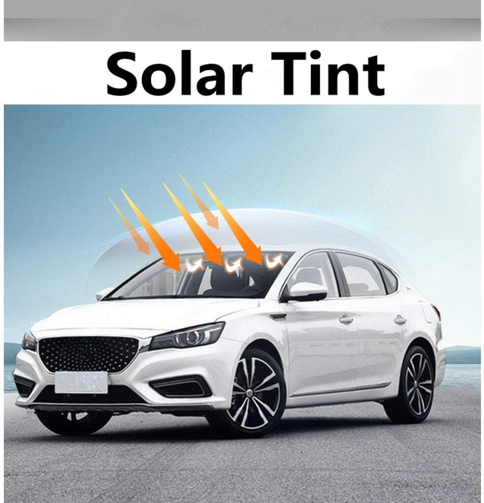2mil 50%VLT Self-Adhesive Auto Car Nano Ceramic Solar Pravicy Window Tint Film Heat Control Tinting for The Car Side Window Home Office Vinyl