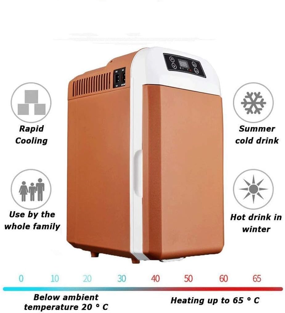 Car Refrigerator- Appliance Chill Mini Fridge Portable Thermoelectric Cooler and Warmer for Bedroom