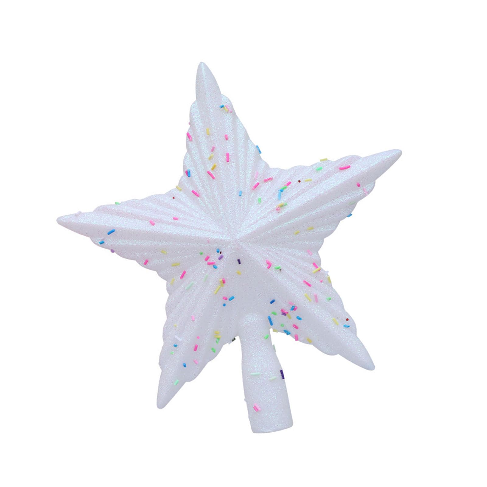 Unique Christmas Tree Toppers Star Holidays Celebration Decoration for Home Shop Decorative Ornament Stylish Holiday Leader