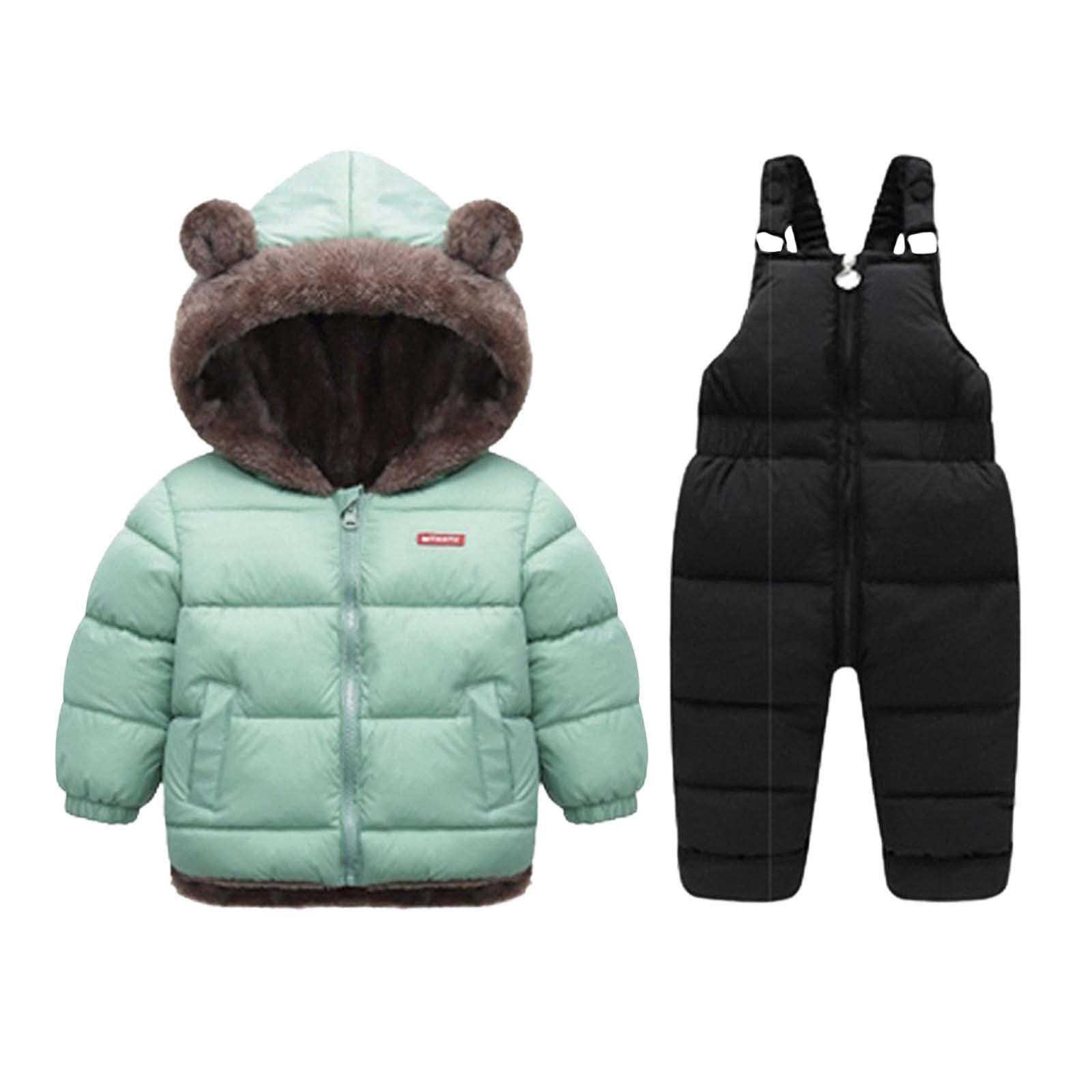 Traje de nieve térmico invierno niño mono acolchado aislado chaqueta traje cálido cómodo bebé bebé bebé juego frío
