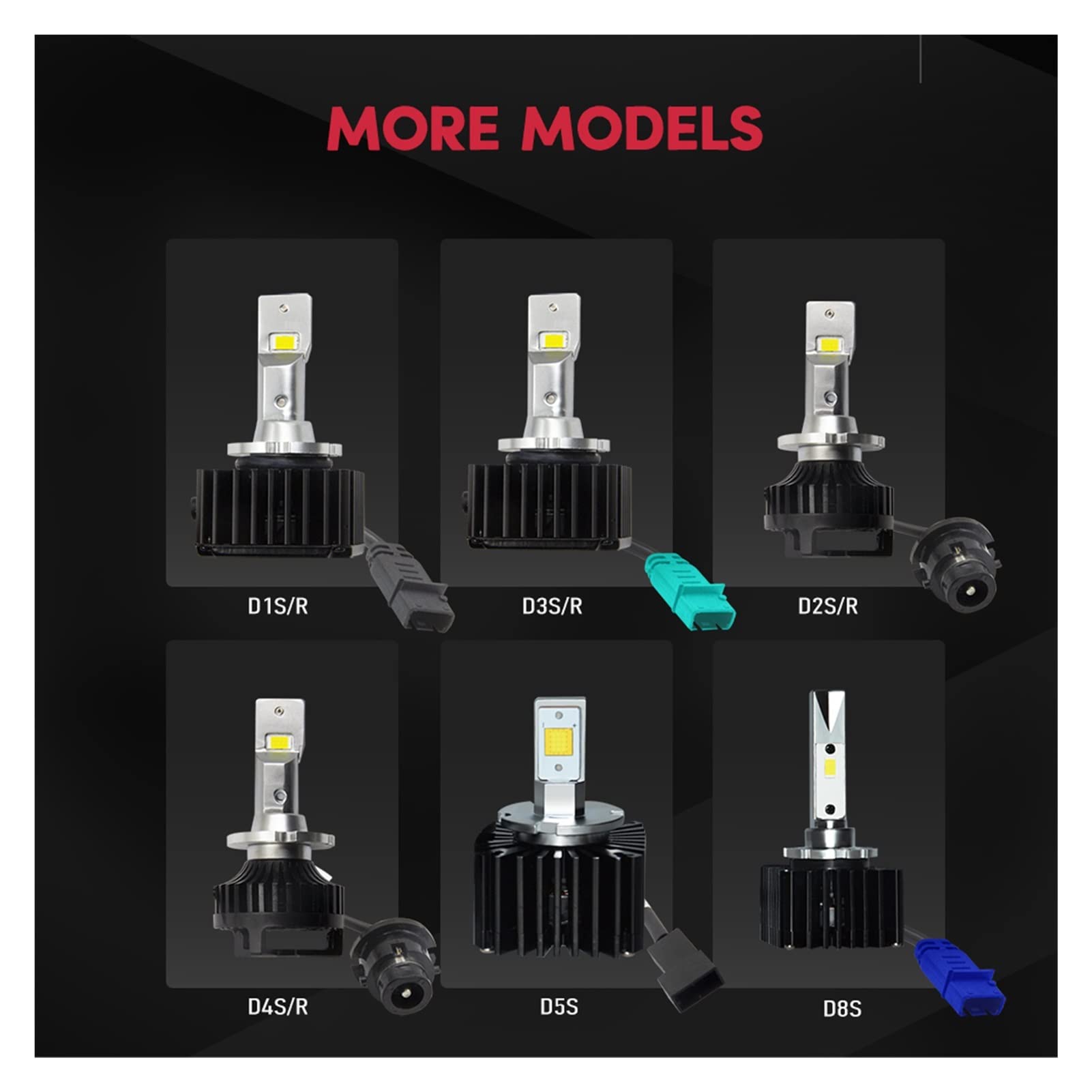 Lampe 2 PCS HID XENON Ampoule D1S D2S D3S D4S 35W XENON Lampe De Phare De Voiture Standard 4300K ​​6000K Avec Support En Métal (Emitting Color : 6000k, Lumens