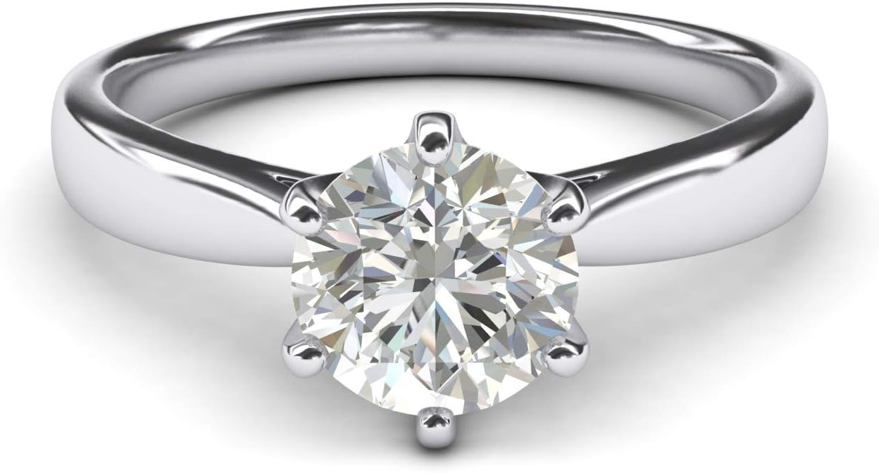CT White Gold Solitaire Diamond Engagement Ring Guyana Ubuy