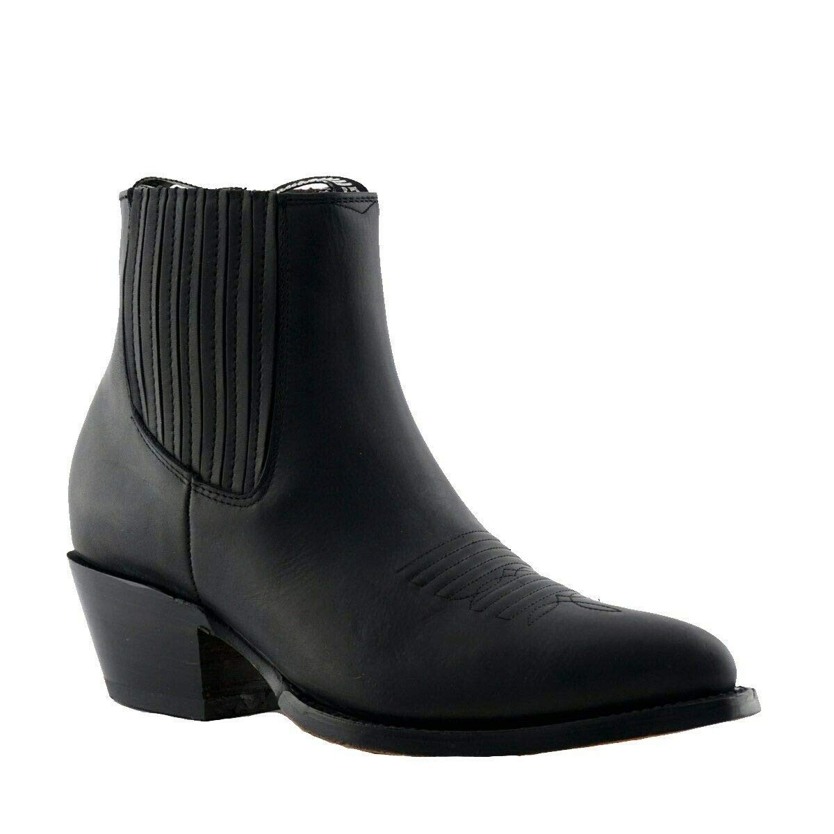 Grinders Maverick Botines Vaqueros Unisex de Cuero de Baile