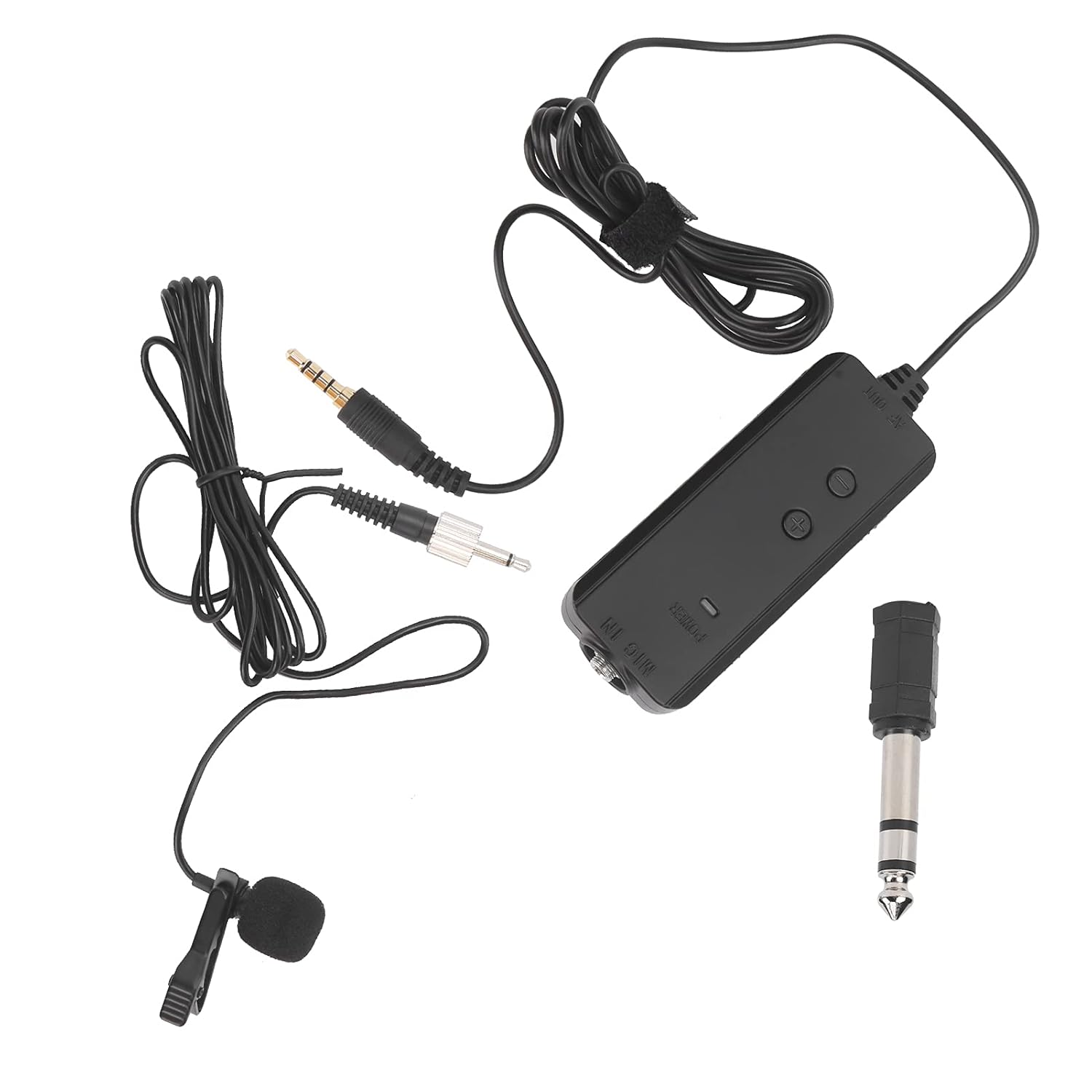 167 Lapel Clip Microphone, Low Power Lavalier Microphone for Vlog for