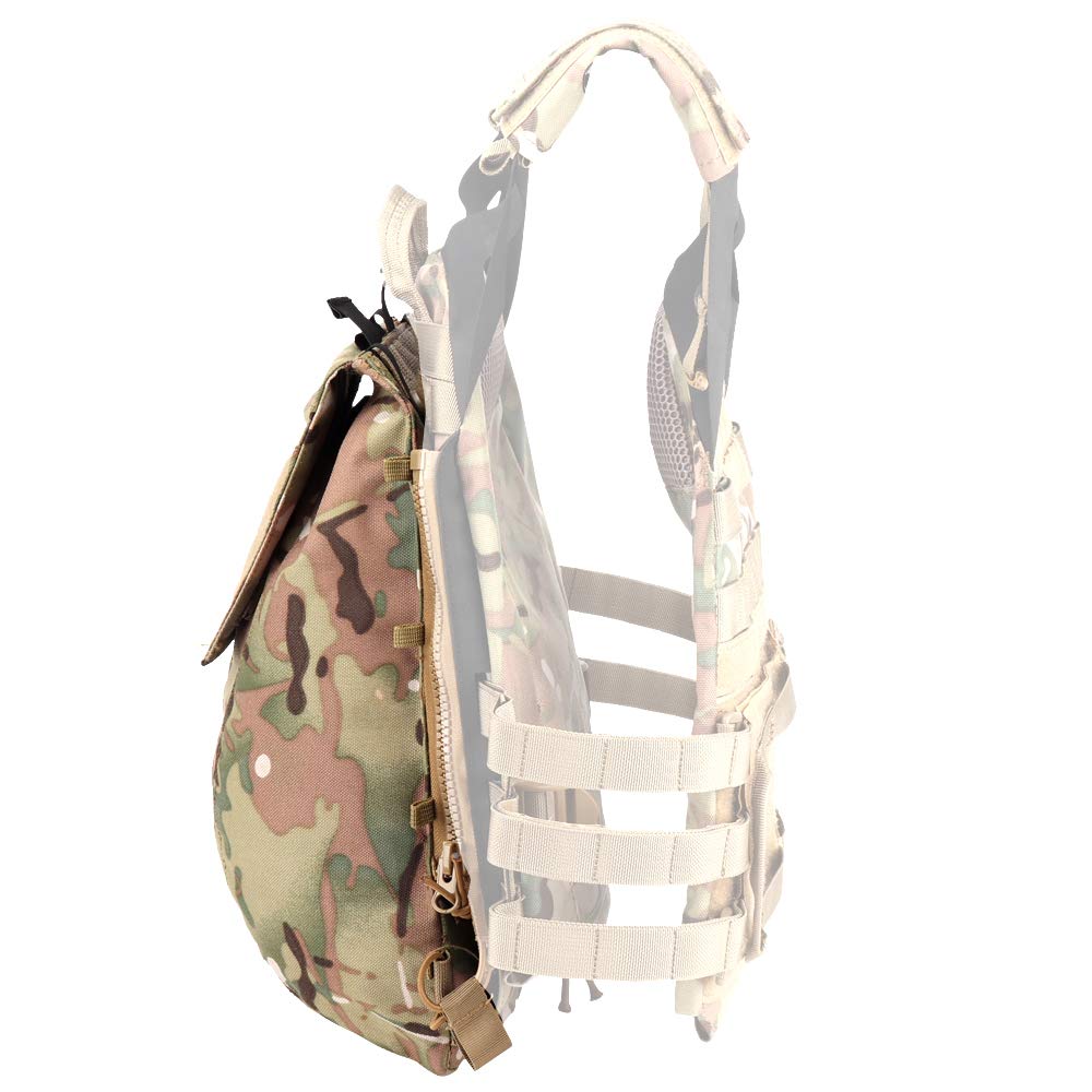 Tactical Panel Zip borsa per marsupio, Borsa per accessori per gilet militare per CPC AVS JPC2.0