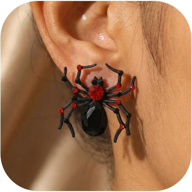 Cartilage Earrings for Women Hidden Helix Piercing Earrings Silver Spider Earring Flat Back Piercing Jewelry Trendy Stuff Gifts