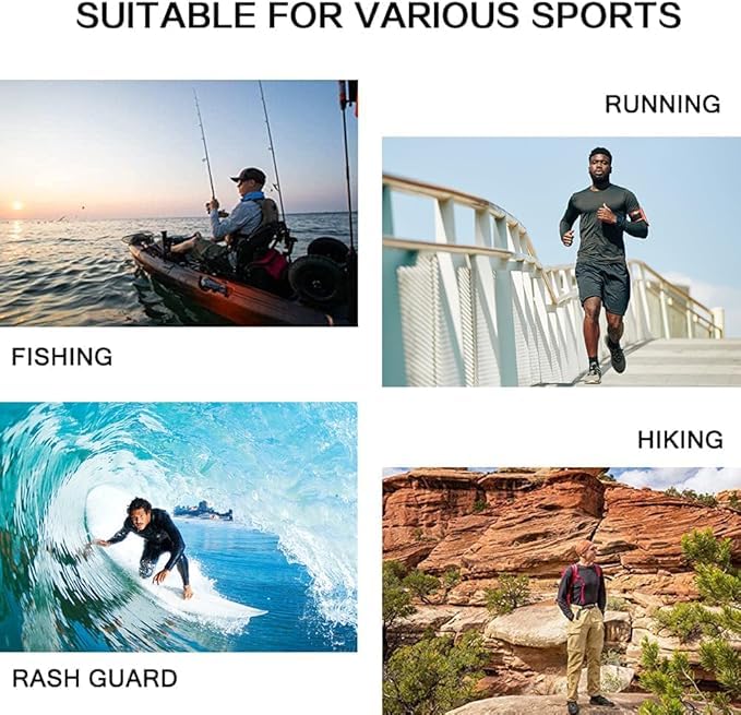 Image of Alexvyan XL Grey Full Length Men's UV Protection Jacket With 4 Pocket, Lightweight Summer Sun Screen Hoodie, UPF 50+ Protection for Outdoors, Long Full Zipper Sun Protection Jacket- FIT 70-90 KG