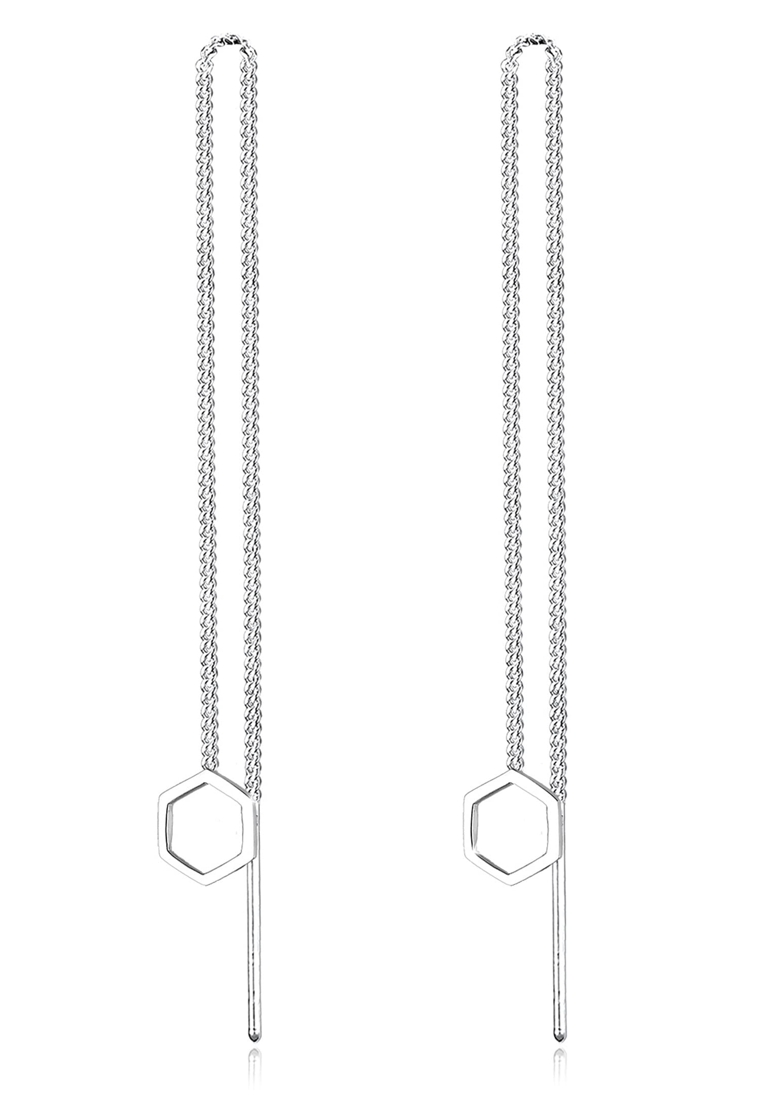 Elli Women's 925 Sterling Silver Xilion Cut Earrings