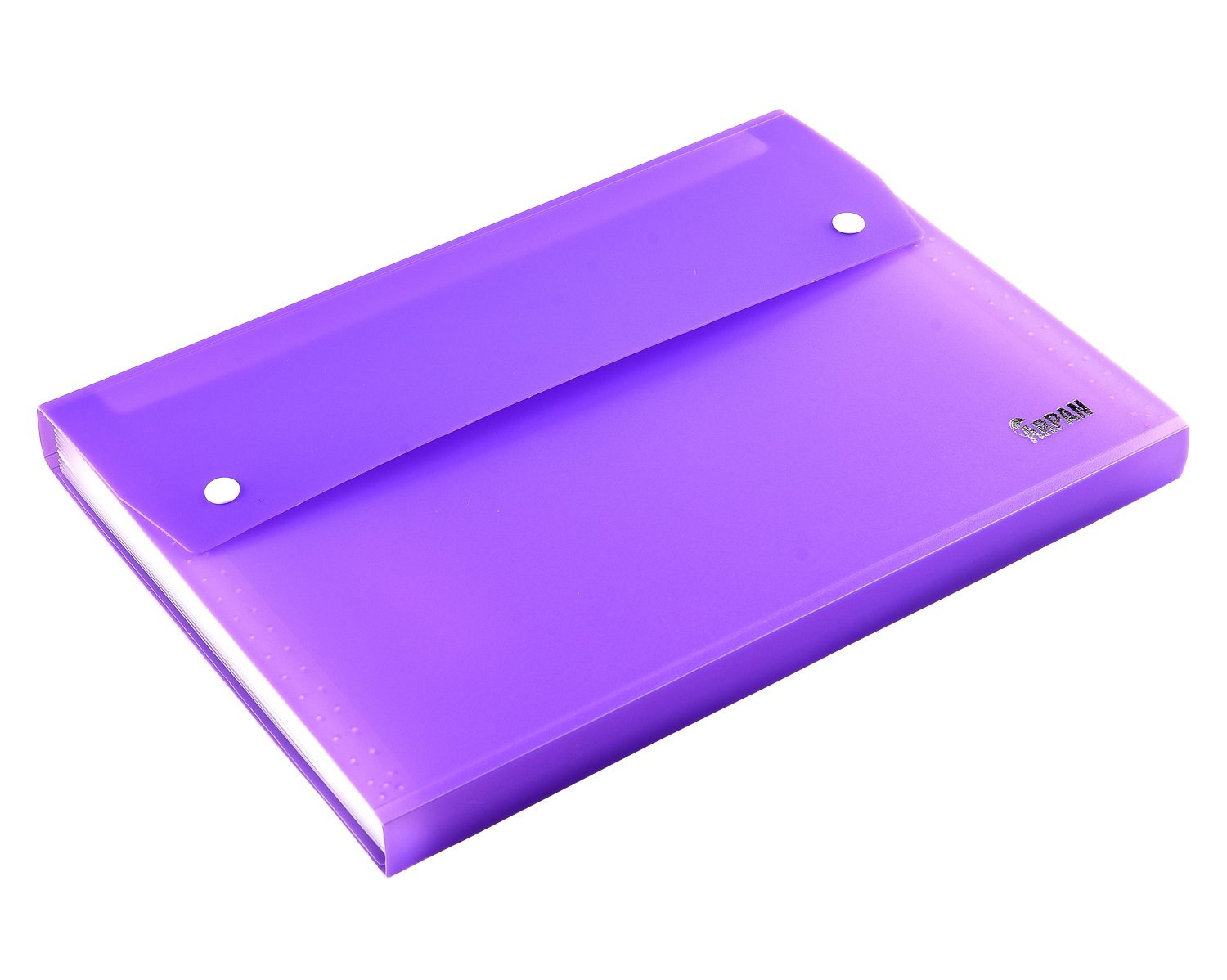 Arpan 13 Pocket A4 Expander File With Stud Wallet Button Closure For Home Work Office College Business Family Finance School Documents Assorted Colours X 1 - View #2