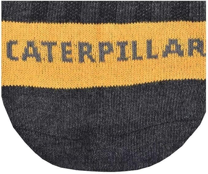 CATERPILLAR (CAT) - Performance Crew Length Socks - 8 to 12 Shoe Size -10 Pack, Black, 10-123