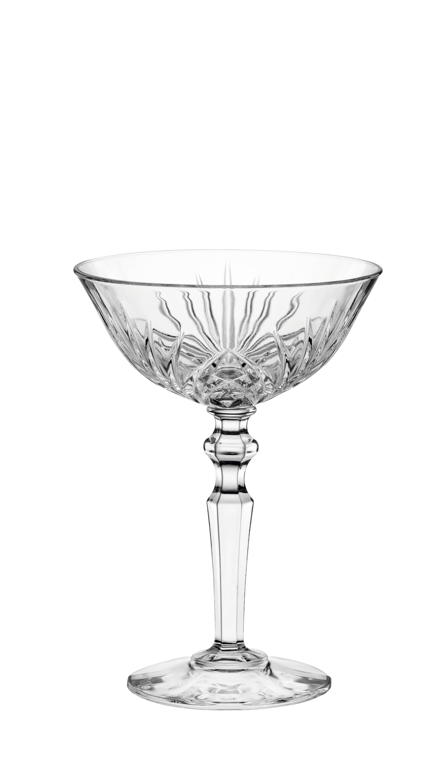 Spiegelau & Nachtmann, 6-teiliges Cocktailschalen Set, Champagnerschale/Coupette Glas, Kristallglas, 200 ml, Palais, 103323