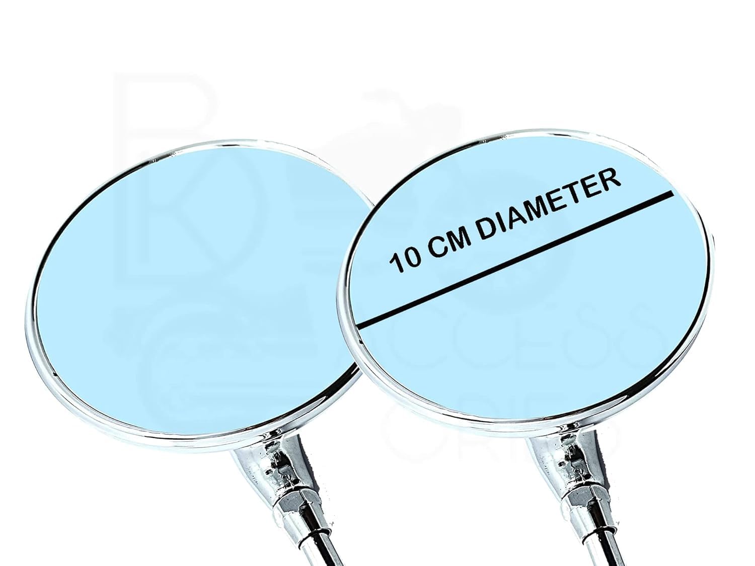 Pure Biking Rear View Touring Chrome Mirror Pair Compatible For Classic, Bullet, Standard, Electra (2012-2020) - Image 4 thumbnail