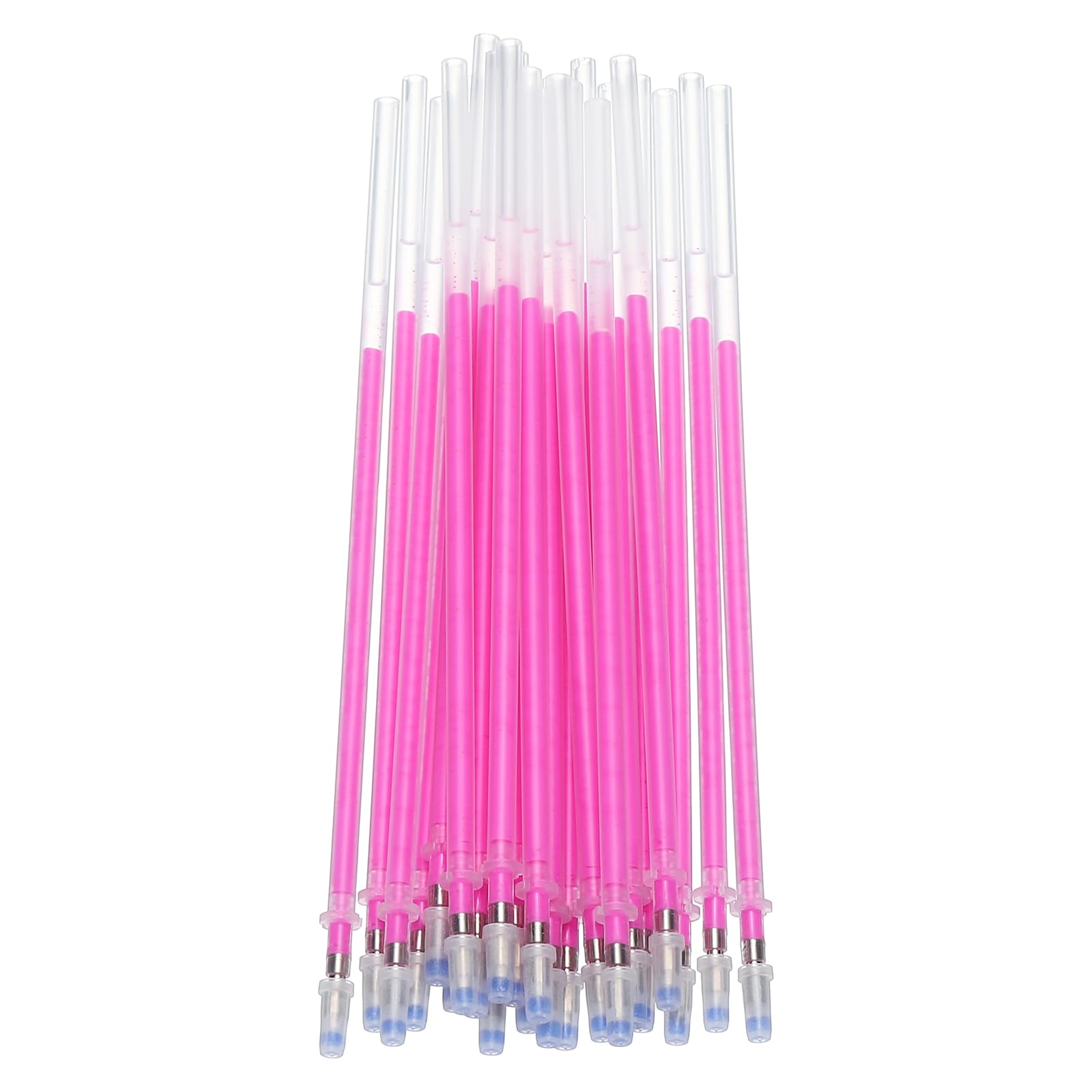 PATIKIL 0.8mm Gel Pens Refills, 24 Pack Sparkle Metallic Ink Bold Point for Adults Coloring Books Scrapbooking Art Drawing Journaling, Fuchsia