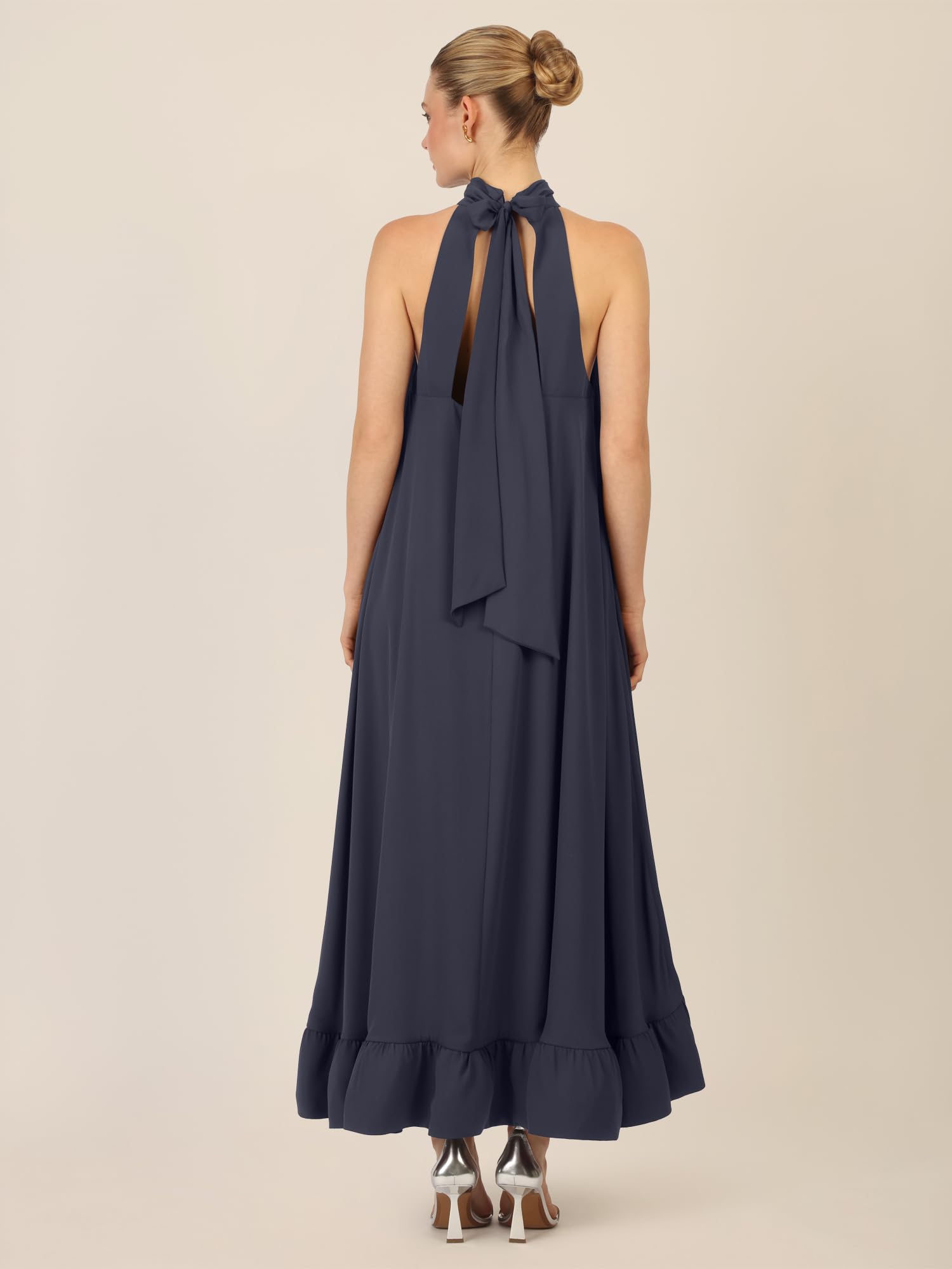 APART Chiffonkleid mit Volantsaum,