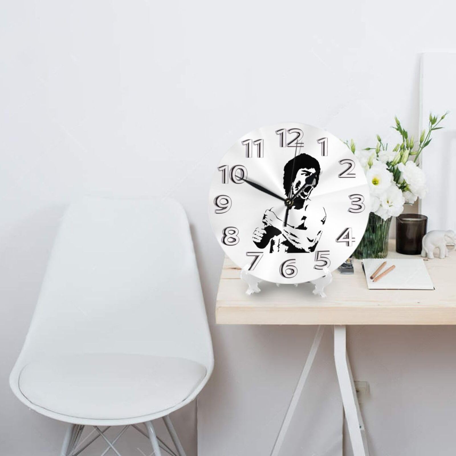 Amazon.co.jp: Bruce lee ブルース リー 掛け時計 壁掛け おしゃれ