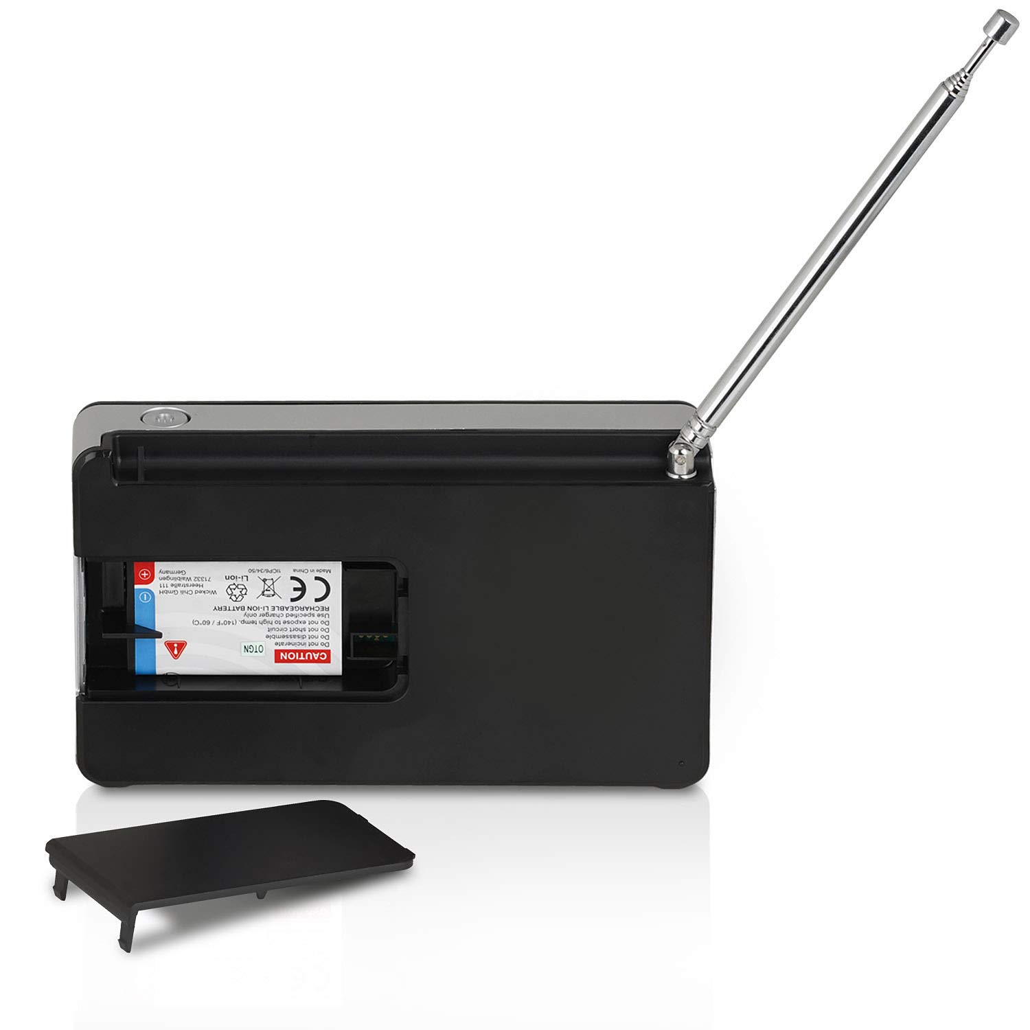 TechniSat DIGITRADIO Batteria Sostitutiva BL-5C 1200mAh Compatibile 2, 2S, 1, 1S, Viola 3, Transita 200, 100, RDR