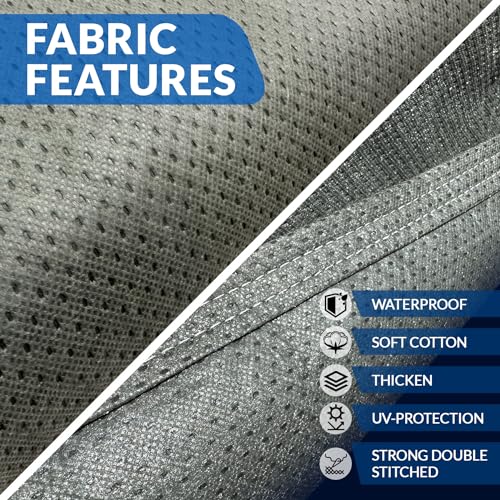 Image of Car Cover Waterproof All Weather | 7-Layer Car Covers for Automobiles & Car Snow Cover | Full Exterior Rain Cover | SUV Sedan. Size 159.8 inch x 65.0 inch