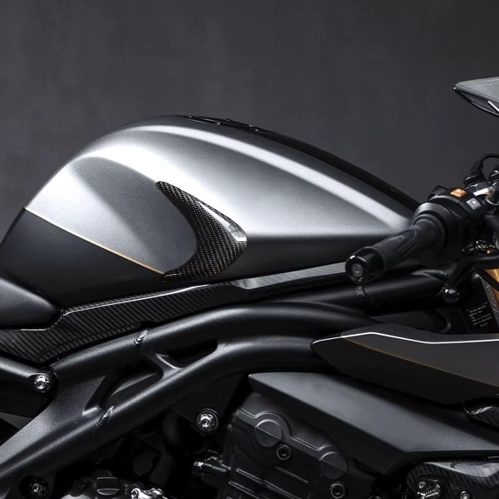 Compatibile Con Triumph Per Speed ​​Per Triple 1200 RS 2021 2022 2023 2024 Moto Davvero Serbatoio In Fibra Carbonio E Rivestimento Protezione Coda Antiscivolo Serbatoio