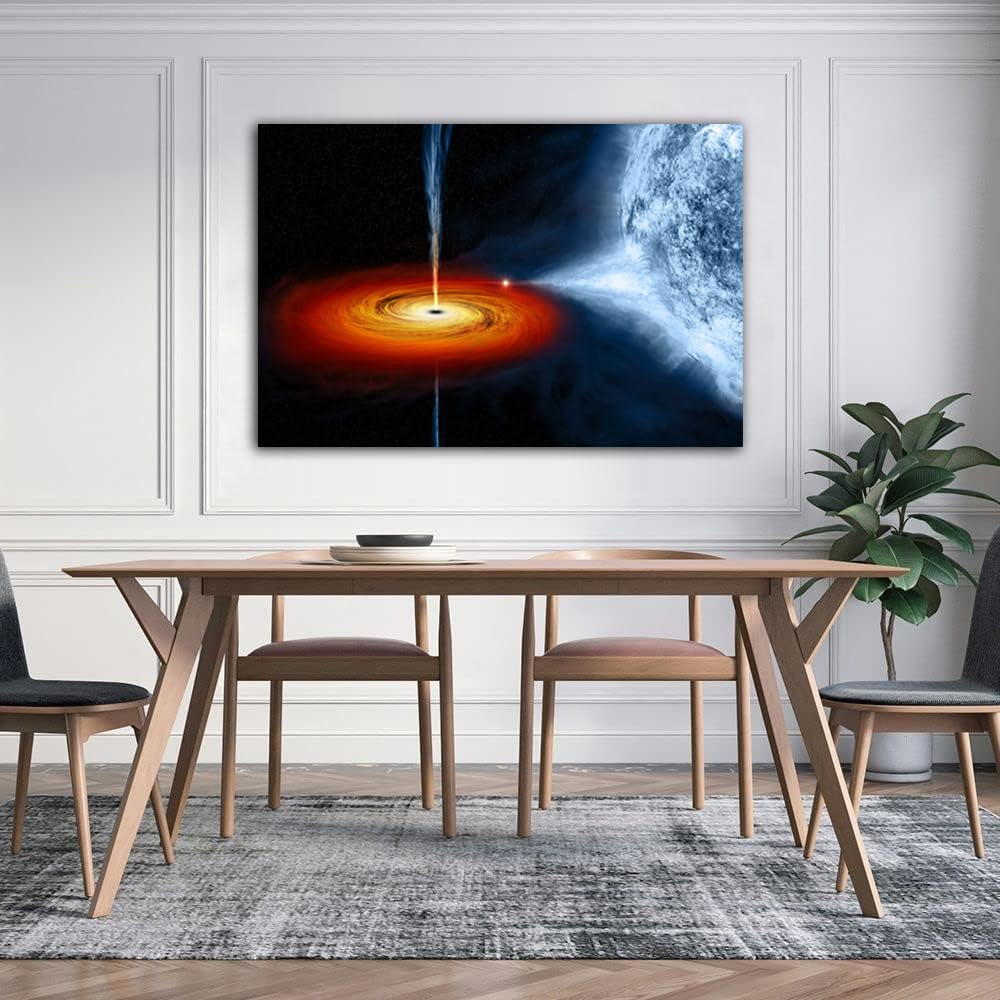 Amazon.com: QUNYAAE Abstract Art Universe Black Hole Space Art