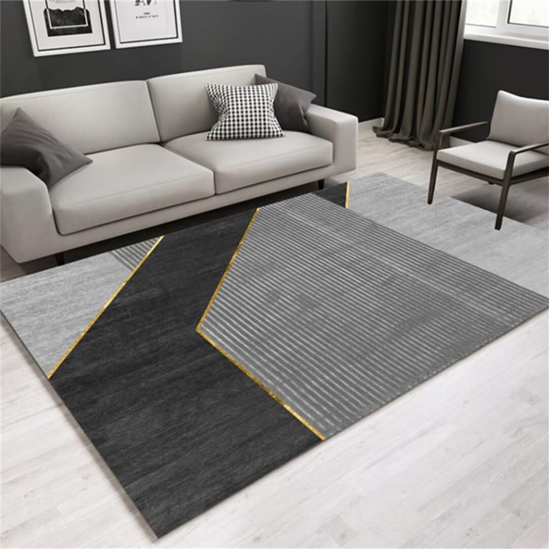 Tapis de salon anti-allergique et facile à nettoyer pour un intérieur sain