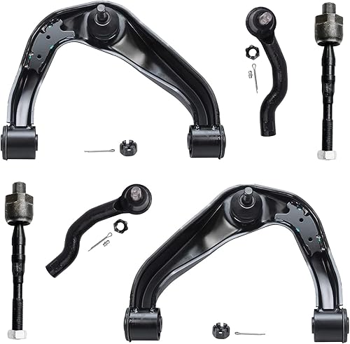 Miniatura 76 de Detroit Axle - Kit de brazos de control delanteros de 6 piezas para Hyundai Accent Kia Rio Rio5 06-10 2006 2007 2008 2009 2010 2011, 2 brazos de