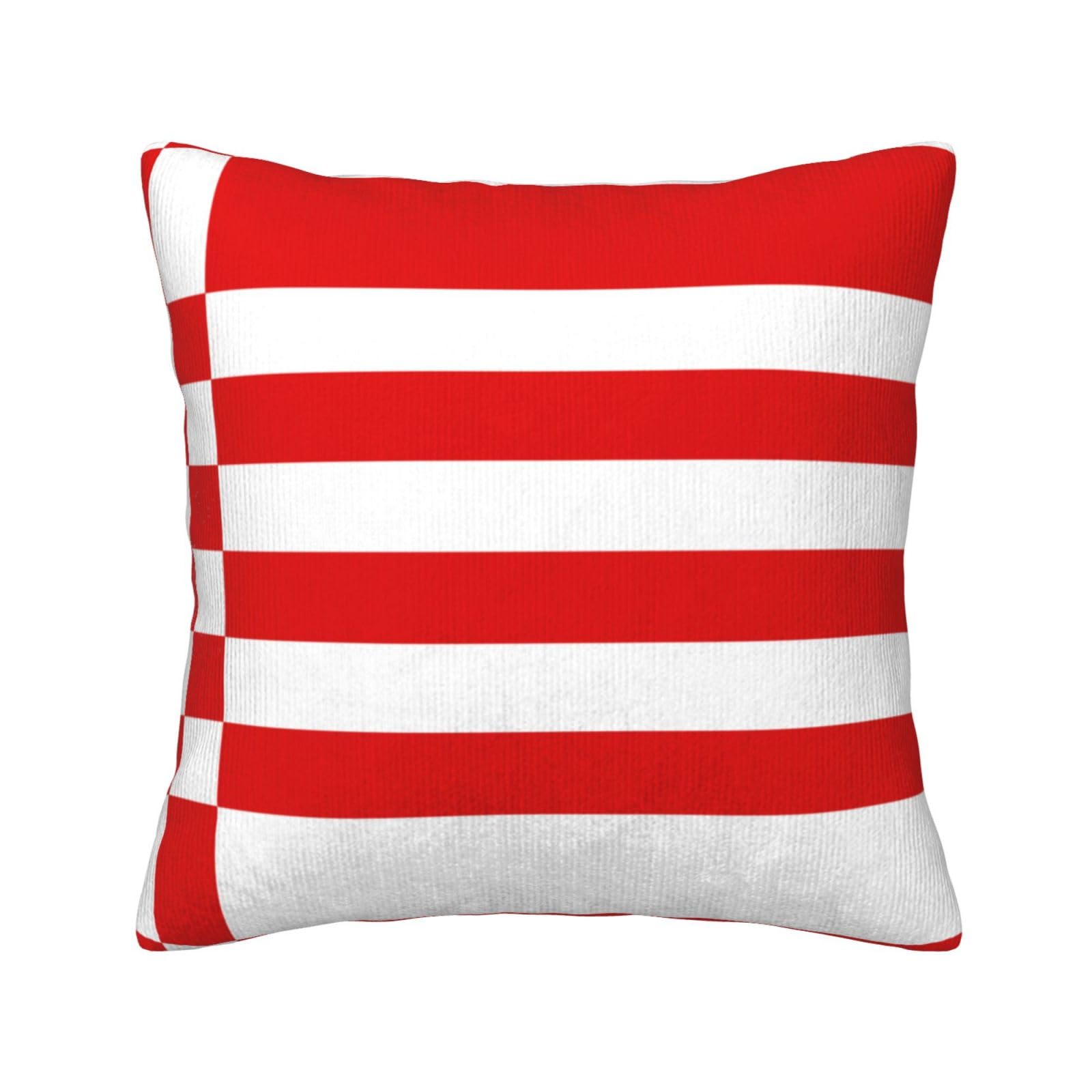 HGIUYDRD Bremen flag Print Corduroy Throw Pillow with Invisible Zipper Closure for Living Room, Couch and Bed