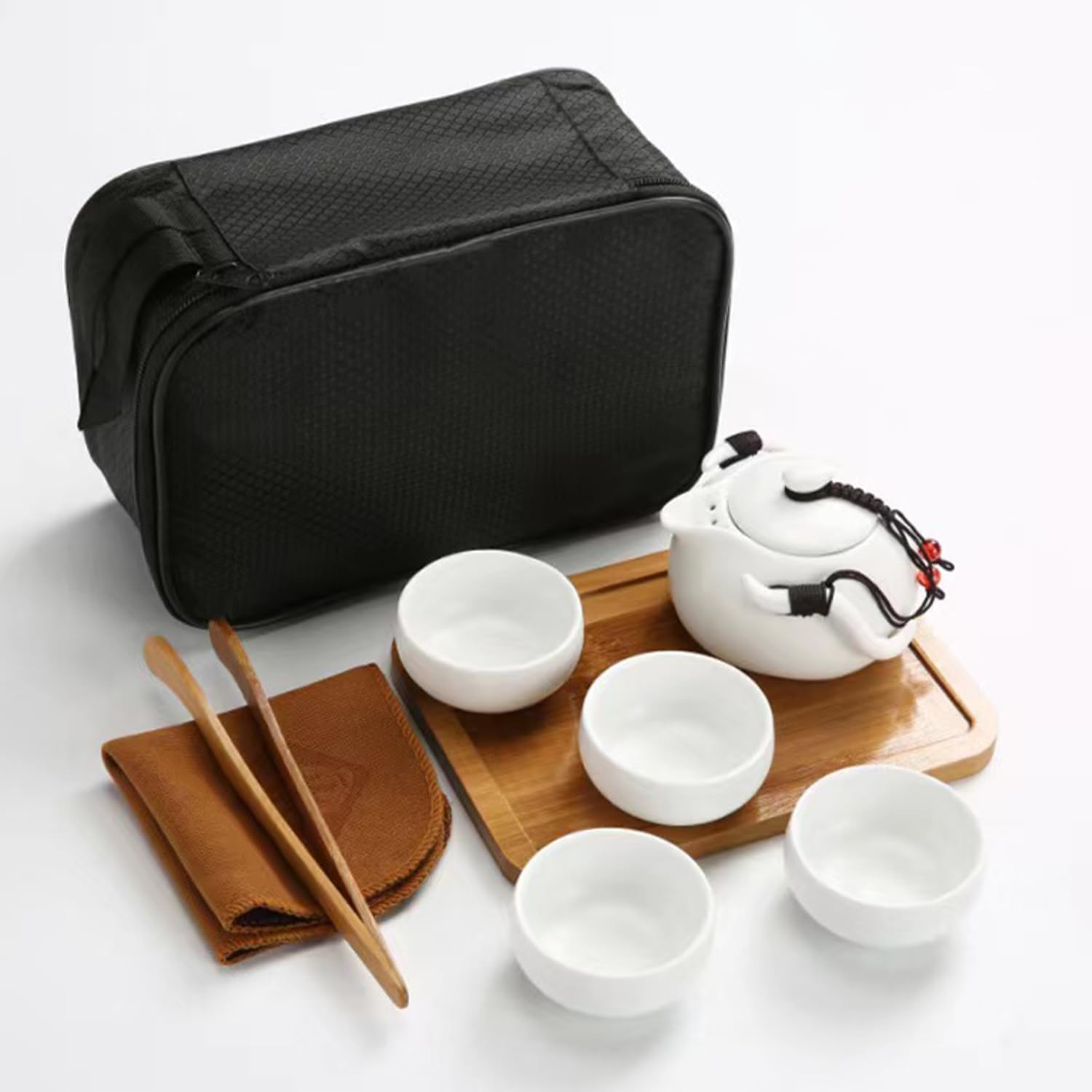 Amazon.com | Traveling Tea Set, Chinese Vintage Kung Fu Tea Set ...