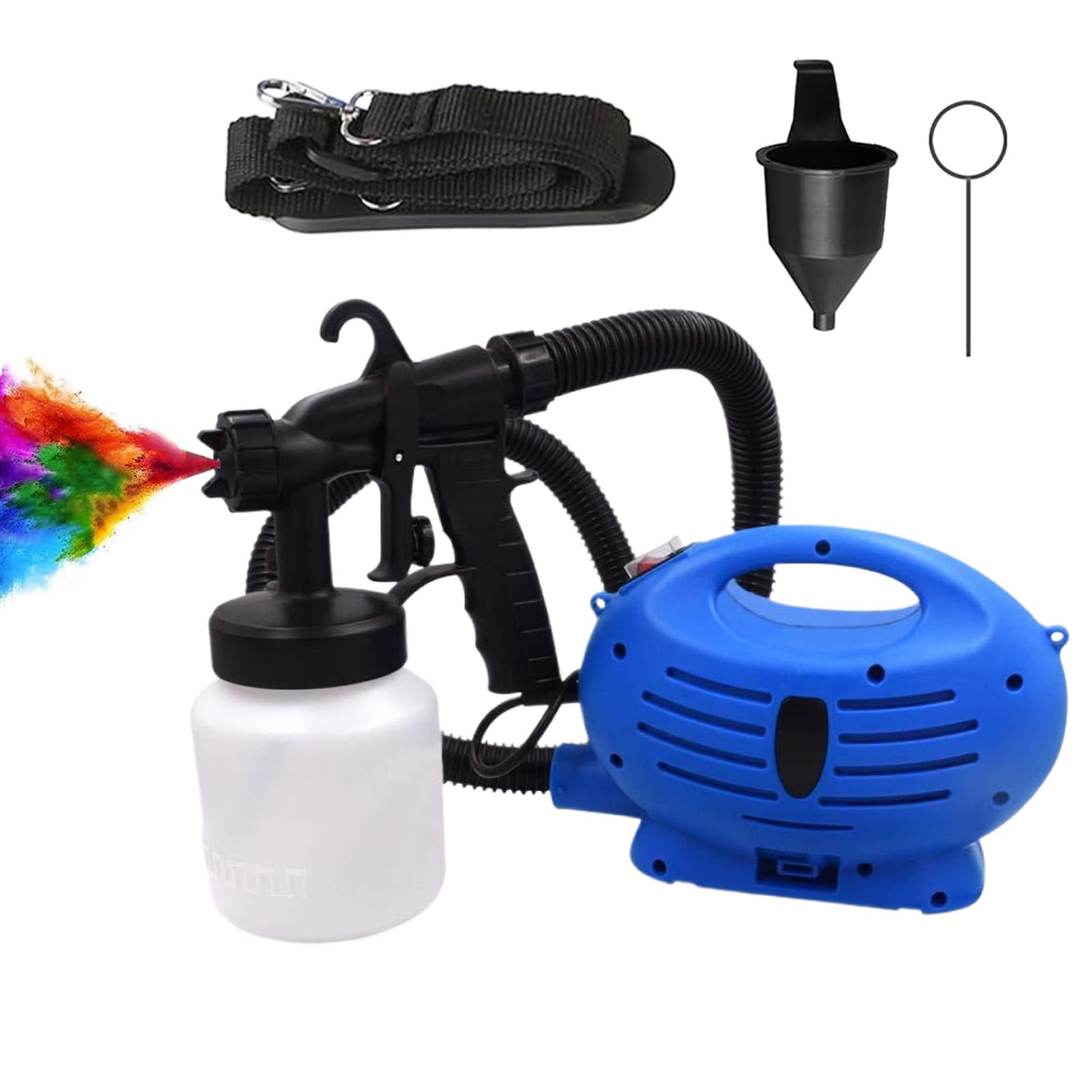 Elektryczny Pistolet Do Malowania Natryskowego Elektryczny Pistolet | Pojemnik 800ml Narzędzia Do Remontu I Modernizacji Domu Do Drzwi Ścian Płotów Mebli Zewnętrznych