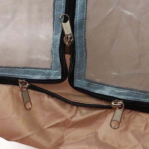 Carpa de camping estilo pirámide con toldo integrado miniatura 7
