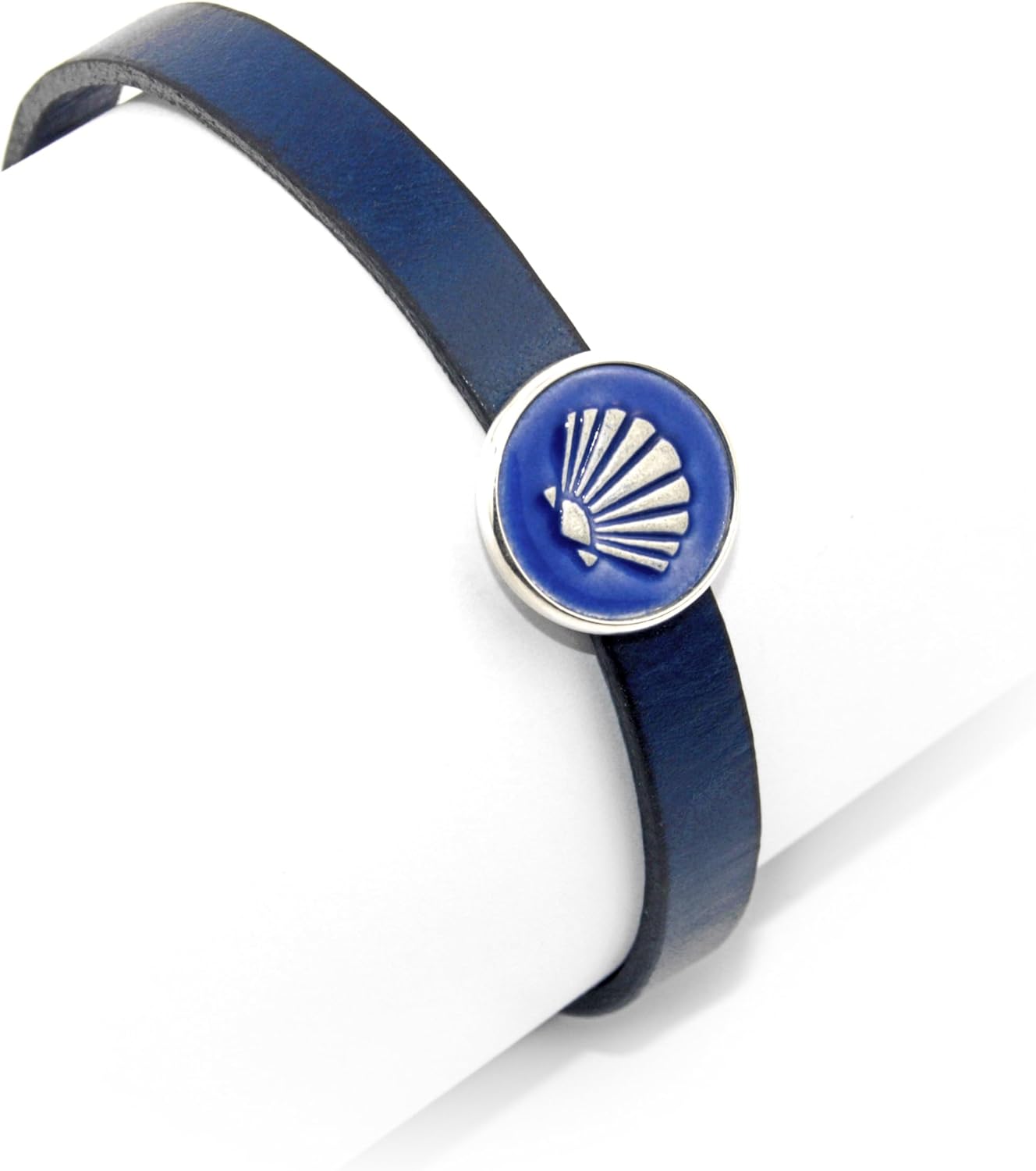 Blue Leather Bracelet Belorado