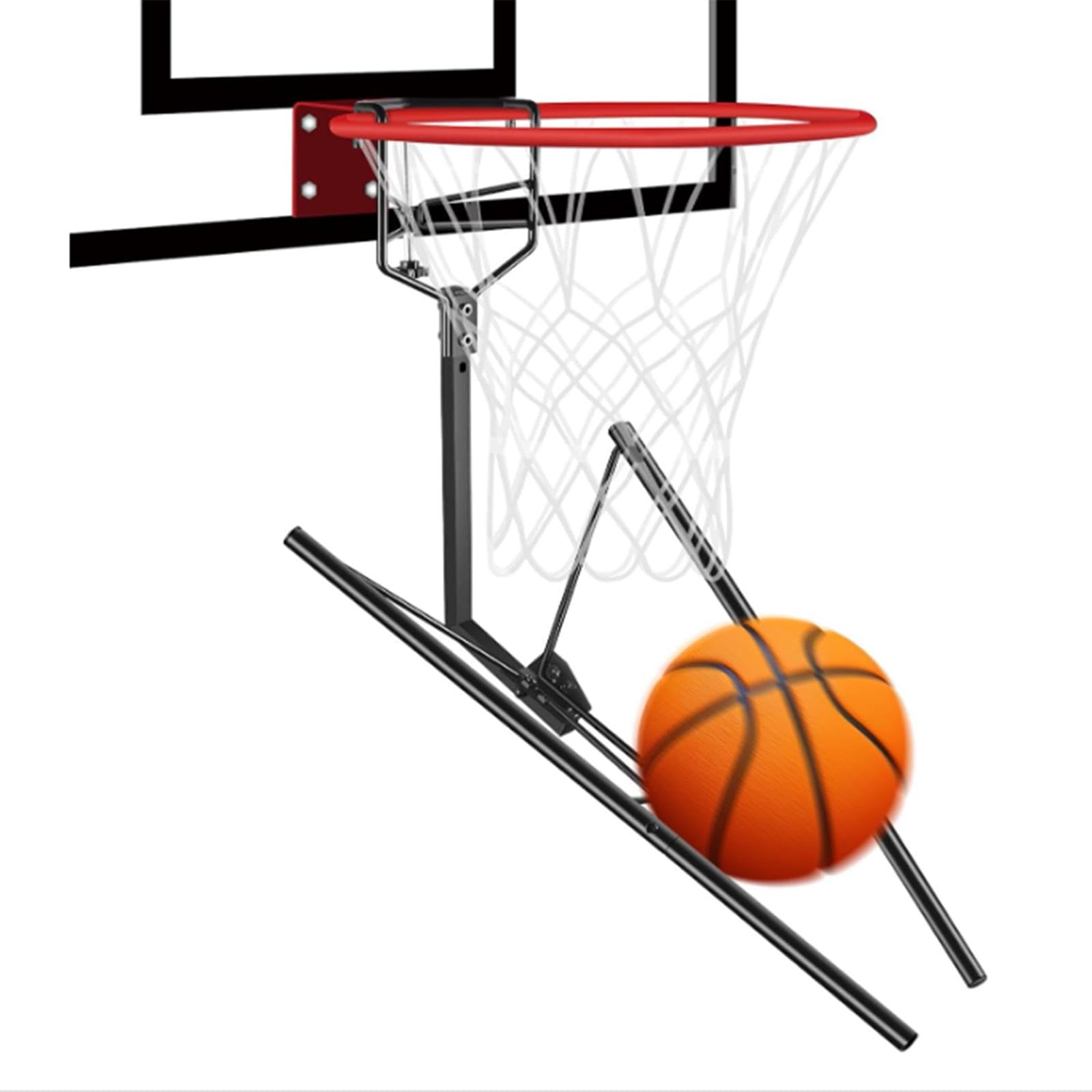 perfk Accessorio per Il Ritorno della Palla da Basket, Accessori per Interni ed Esterni, robusti Supporti per l'allenamento per l'allenamento di