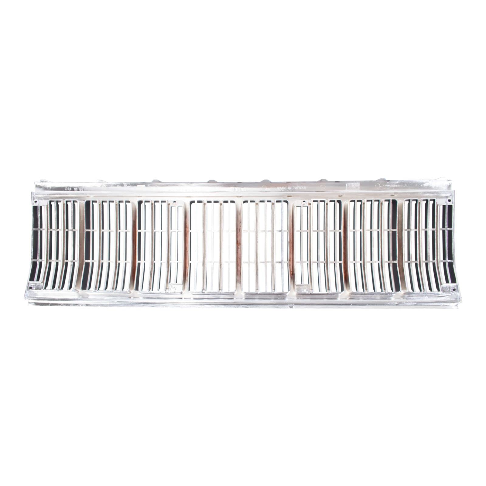 Front Grille Chrome & Black Compatible with 1991-1996 Jeep Cherokee 1991-1992 Comanche CH1200196