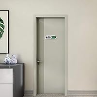 Vista 3 de Letrero de privacidad con texto en inglés «Do Not Disturb Welcome Please Knock», para oficina en casa, hoteles, sala de conferencias, letrero