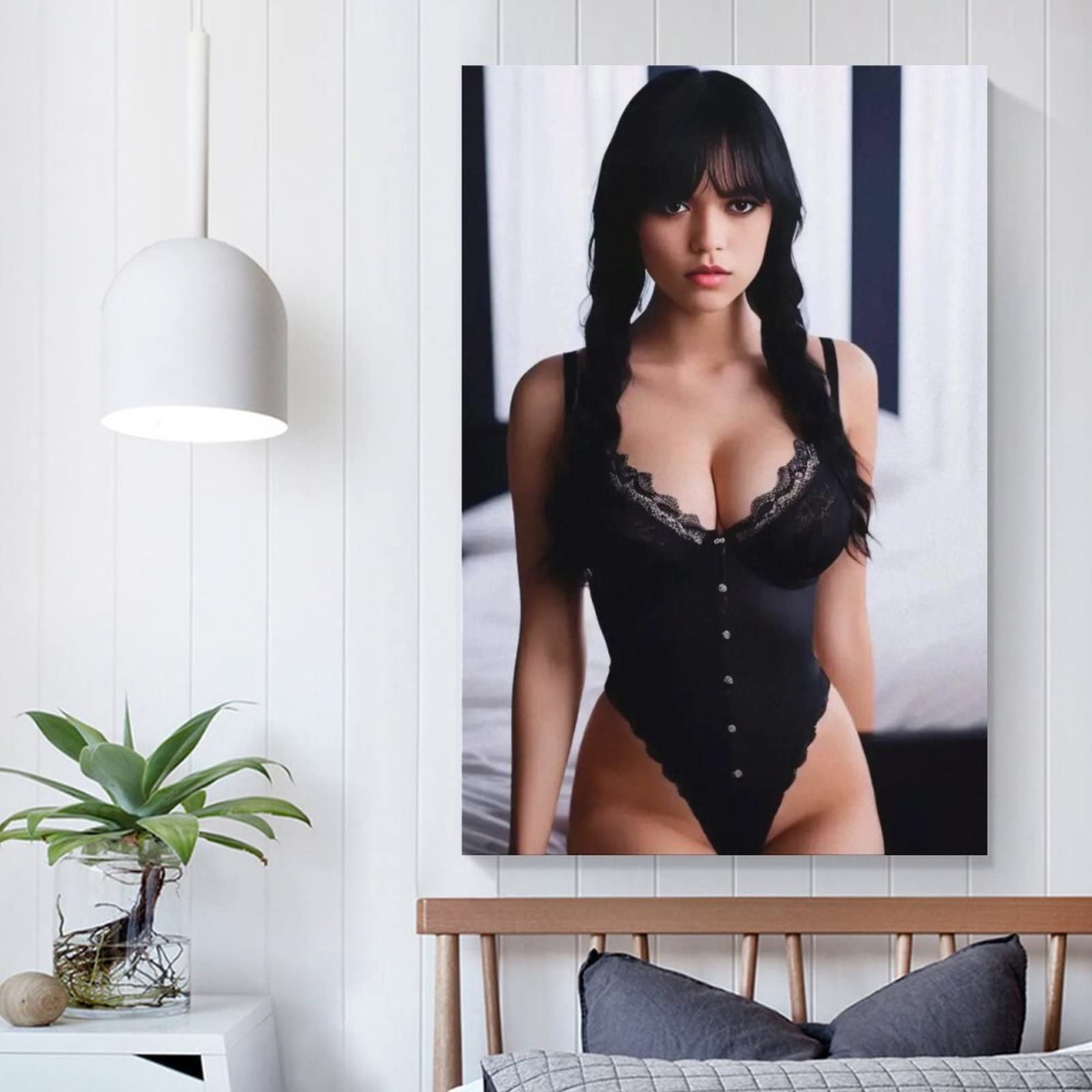 FANSHANG Jenna Ortega Actress (38) Poster Cool Artworks Painting Wall Art  Canvas Prints Hanging Picture Home Decor Posters Gift Idea  08x12inch(20x30cm) : Amazon.ca: Home