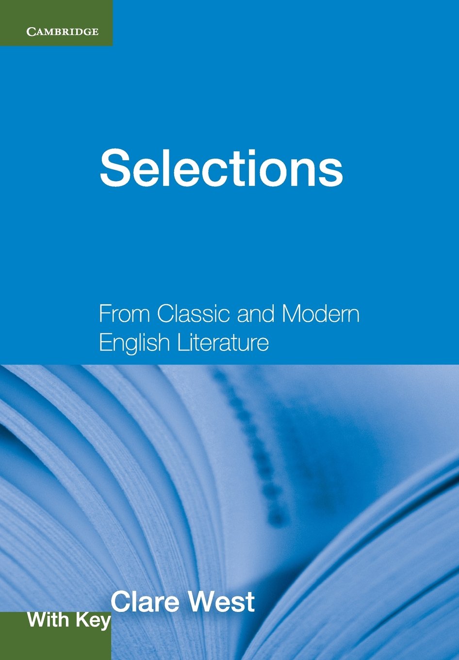 Selections with Key by West, Clare  New 9780521140836 Fast Free Shipping<-