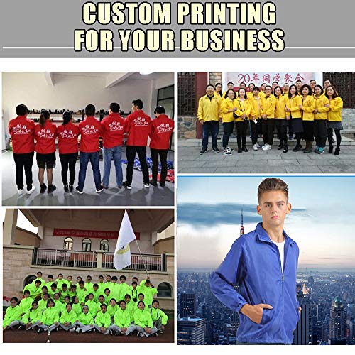 Yunzhenbusiness Men Windbreaker Jacket Customize Your Logo Long Sleeve Shirts Workwear Jackets for Outdoor Team Work Uniform3