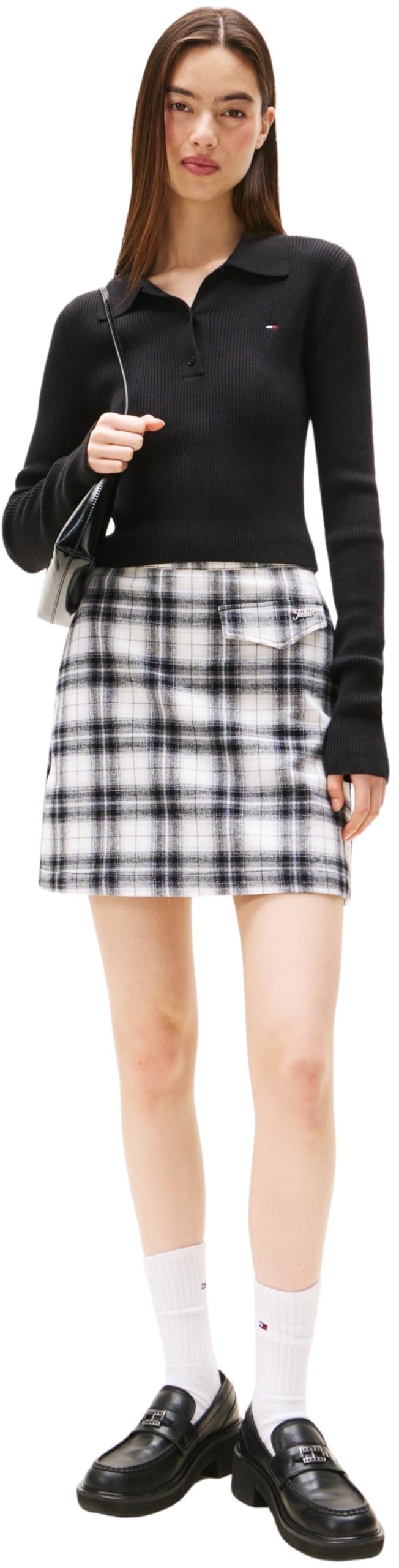 Tommy Jeans Jersey Mujer Essential Polo Cropped
