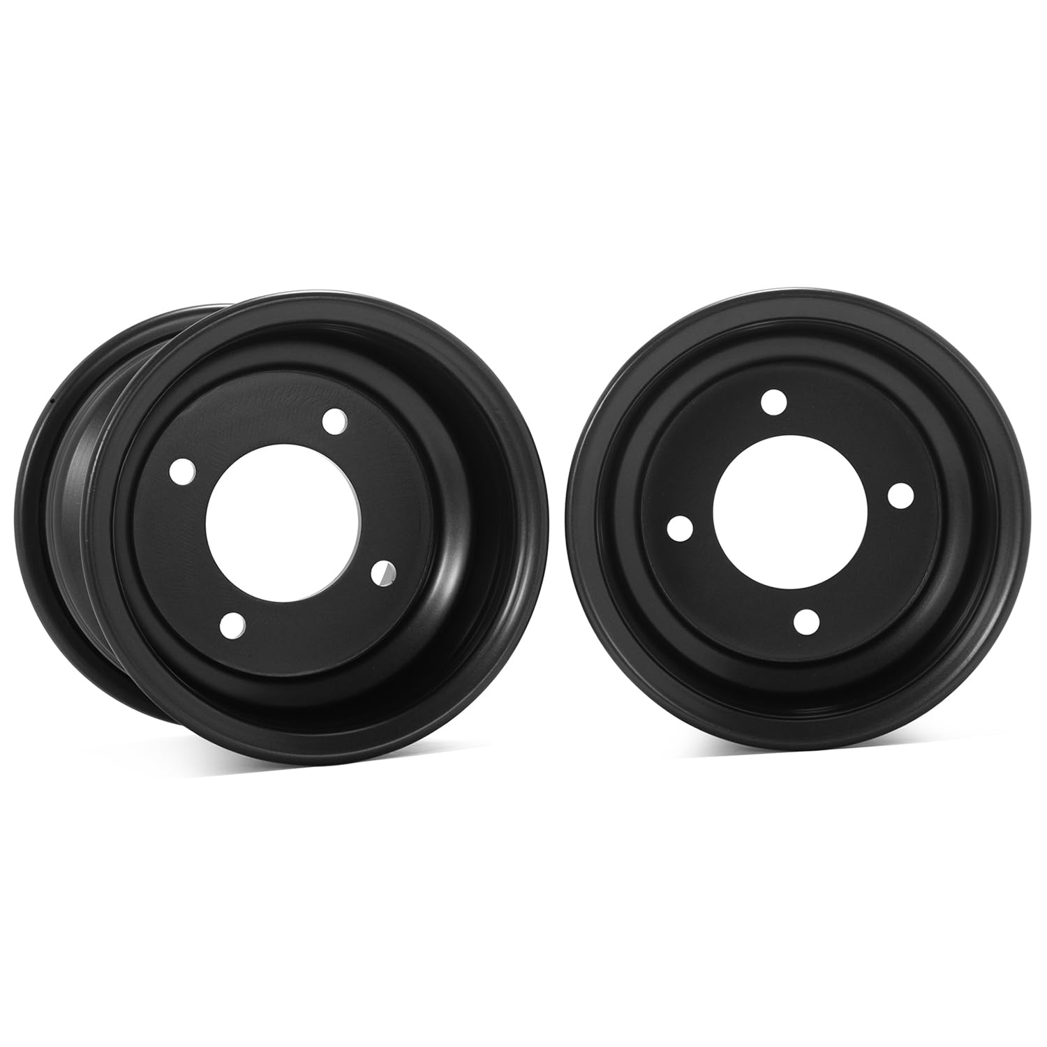 8x8 Aluminum ATV Wheel RIM fits Yamaha YFZ450 Raptor 700 Banshee Rear Wheel Rim 3+5 4/115 (Pack of 2)