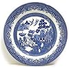 Amazon.com | Churchill Blue Willow Dinner Plate: Dinner Plates